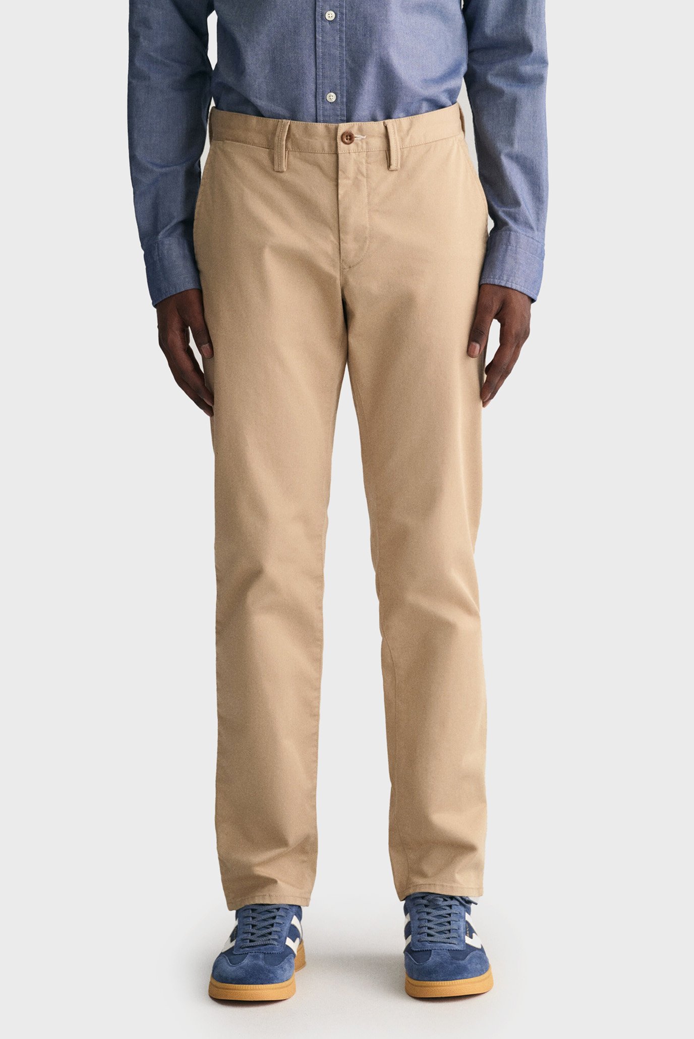 Чоловічі бежеві чіноси SLIM TWILL CHINOS 1