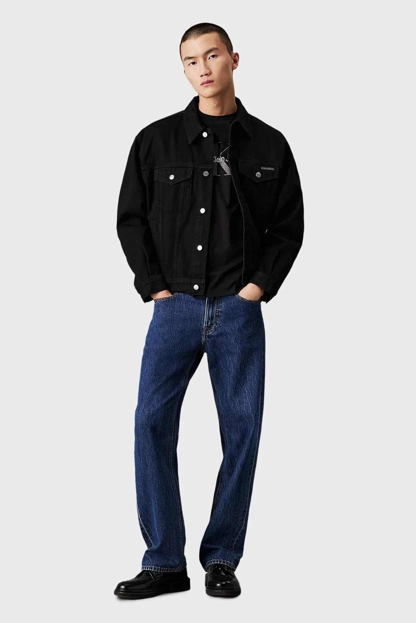 Мужская черная футболка SS HERO MONOGRAM TEE 30S EU OPT 2