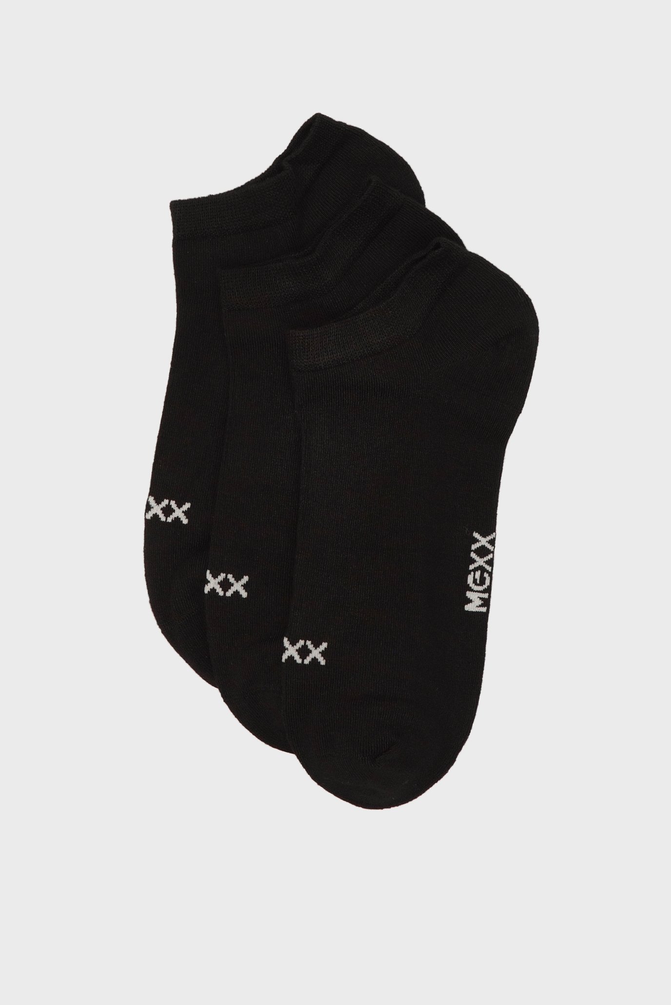 Чоловічі чорні шкарпетки (3 пари) Mexx Bamboo Sneaker Socks 3-Pack 1