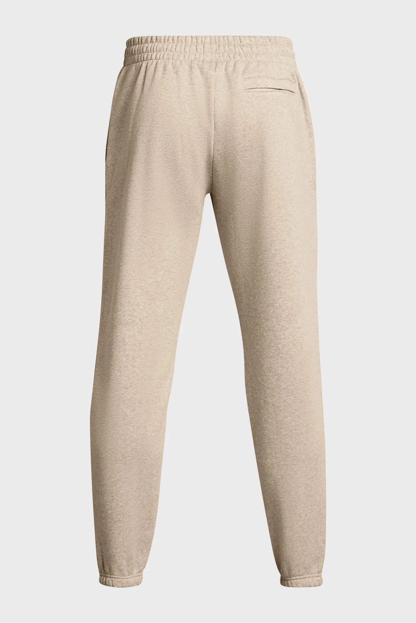 Чоловічі бежеві спортивні штани UA Essential Fleece Jogger 6