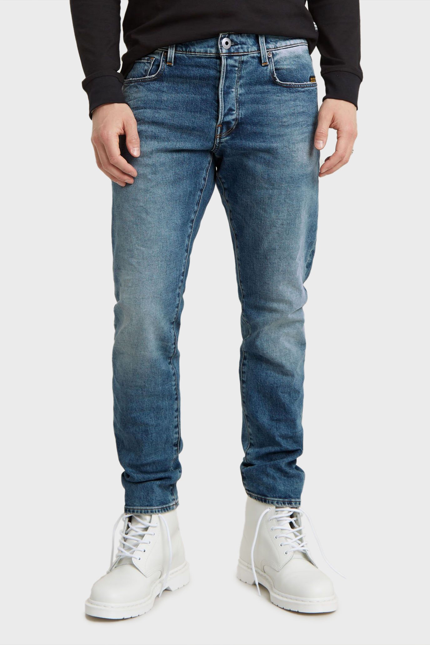 Чоловічі сині джинси 3301 Straight Tapered 1