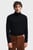 Чоловічий чорний вовняний гольф EXTRAFINE MERINO WOOL TURTLENECK