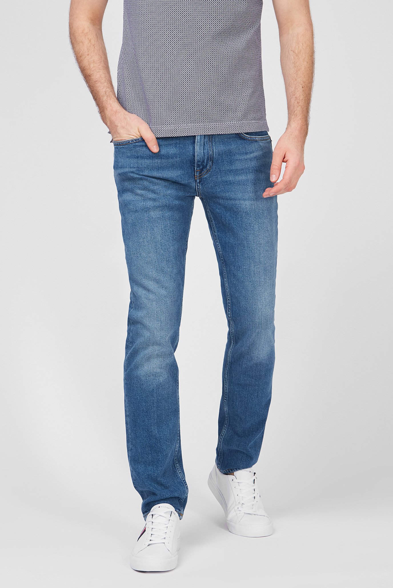 Мужские синие джинсы CORE STRAIGHT DENTON BOSTON 1