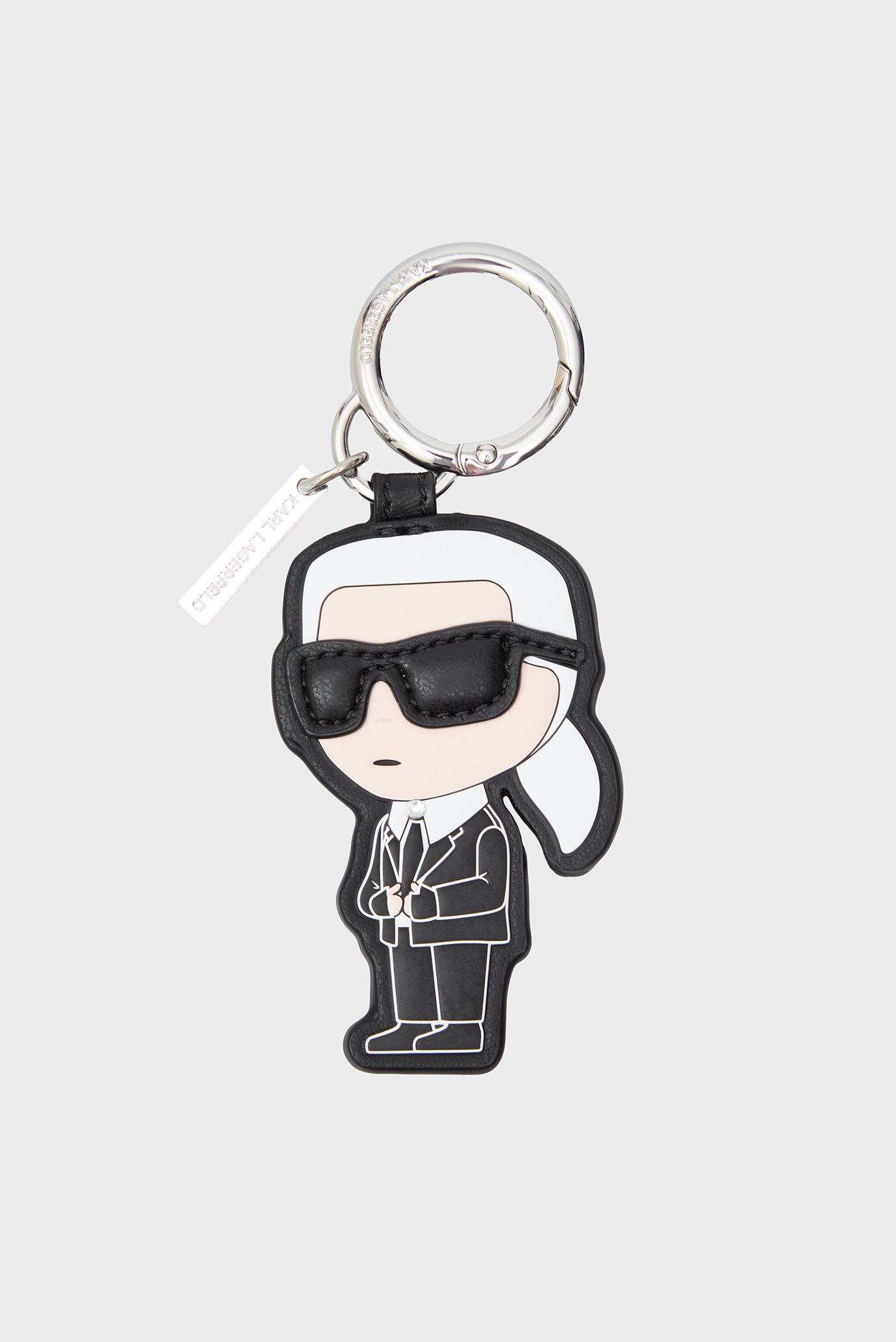 Женский черный брелок K IKONIK 2.0 KARL  KEYCHAIN 1