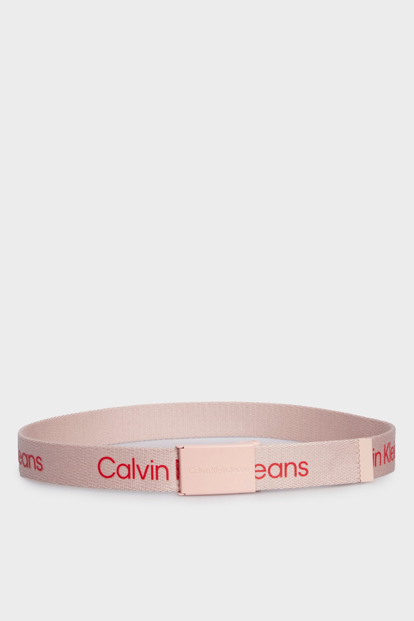 Детский розовый ремень CANVAS LOGO METALLIC BUCKLE BELT 1