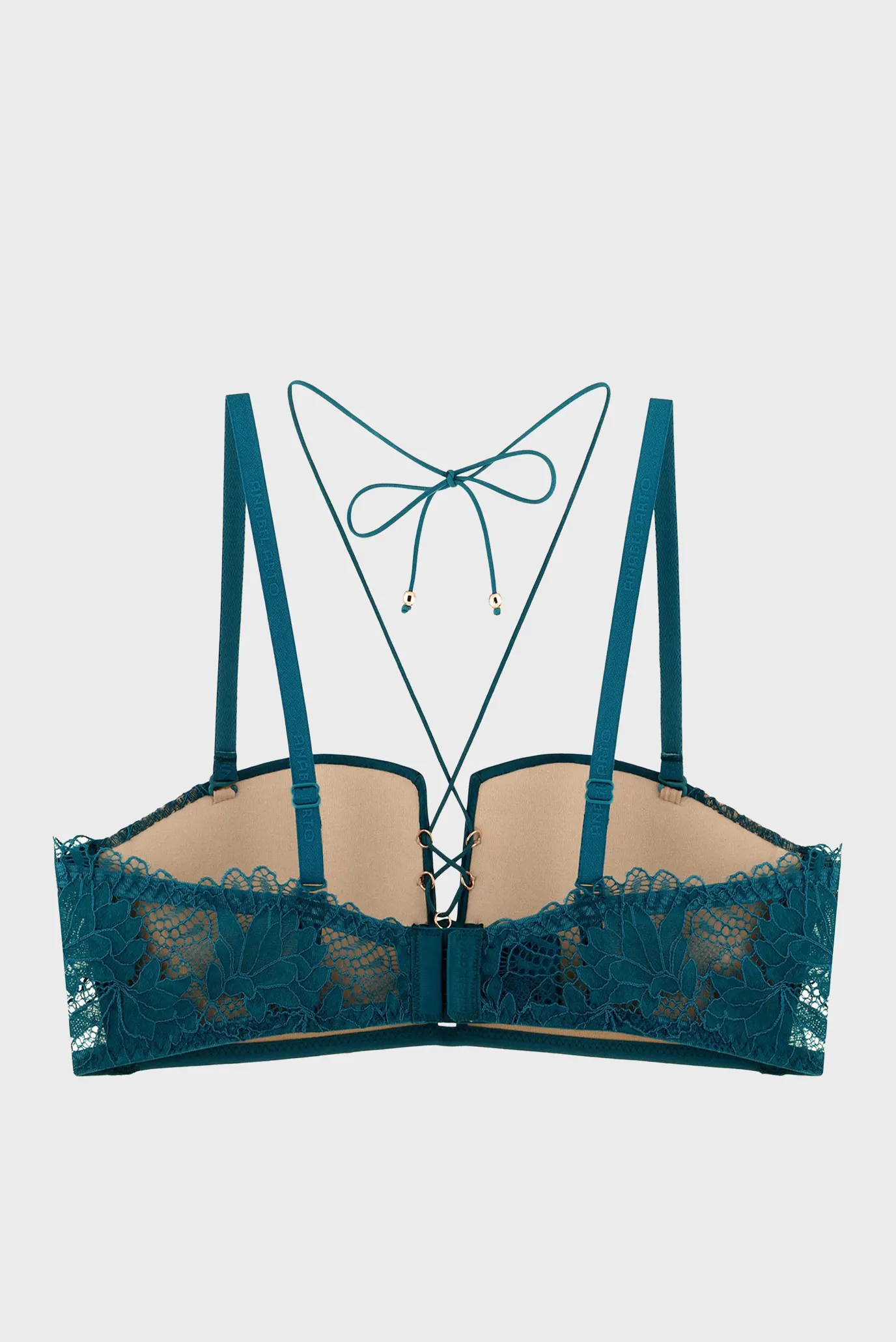 Женский бирюзовый бюстгальтер 5