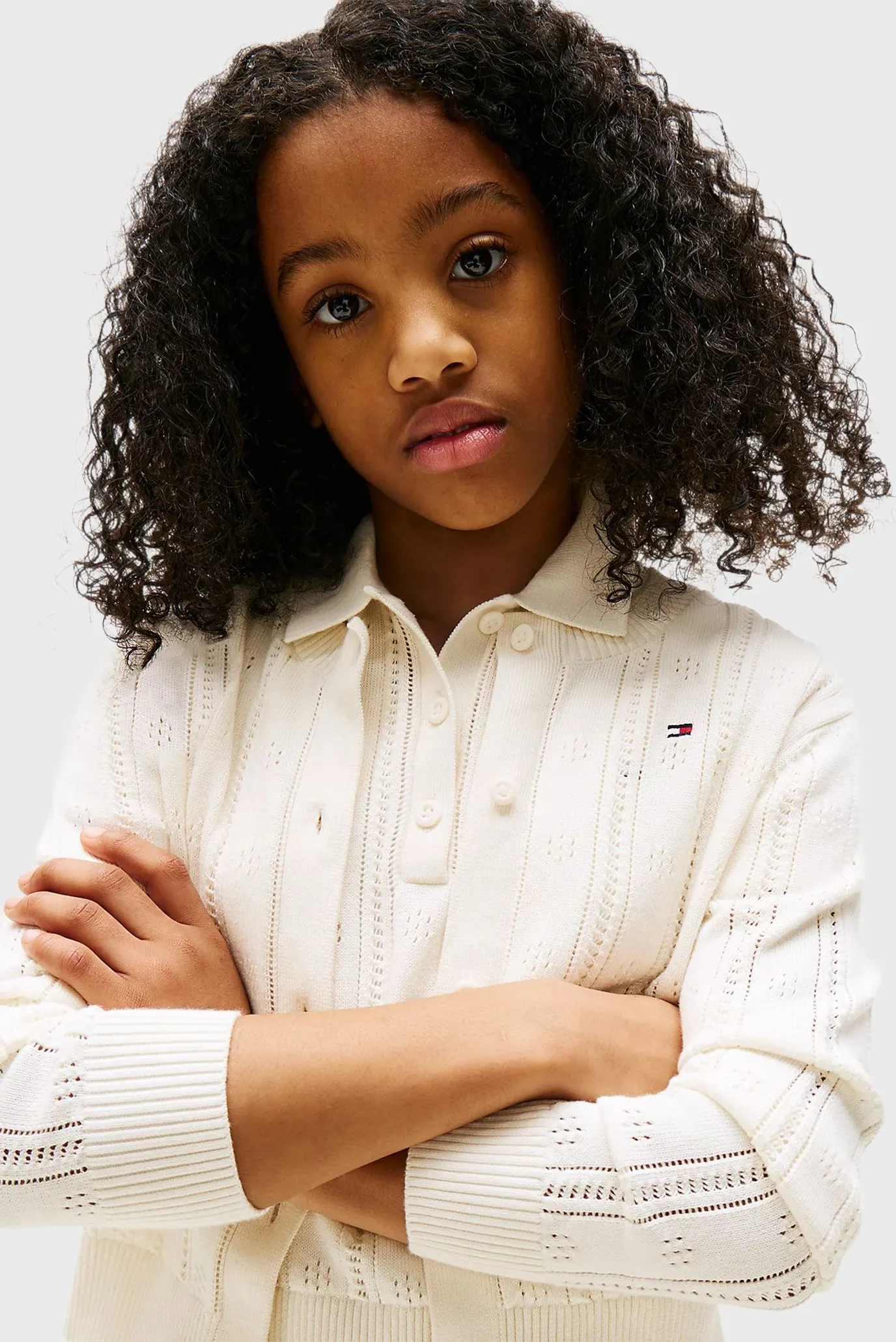 Детский белый кардиган 4