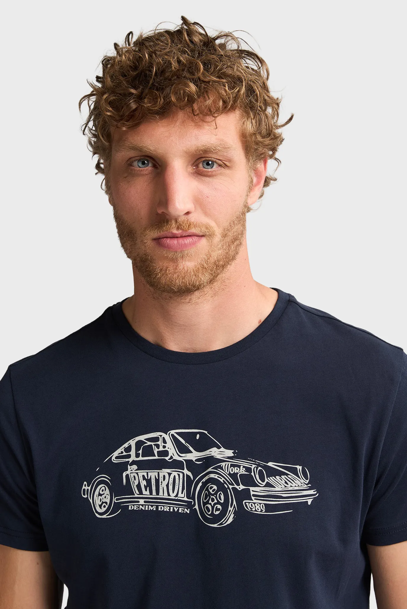 Чоловіча темно-синя футболка Classic 5