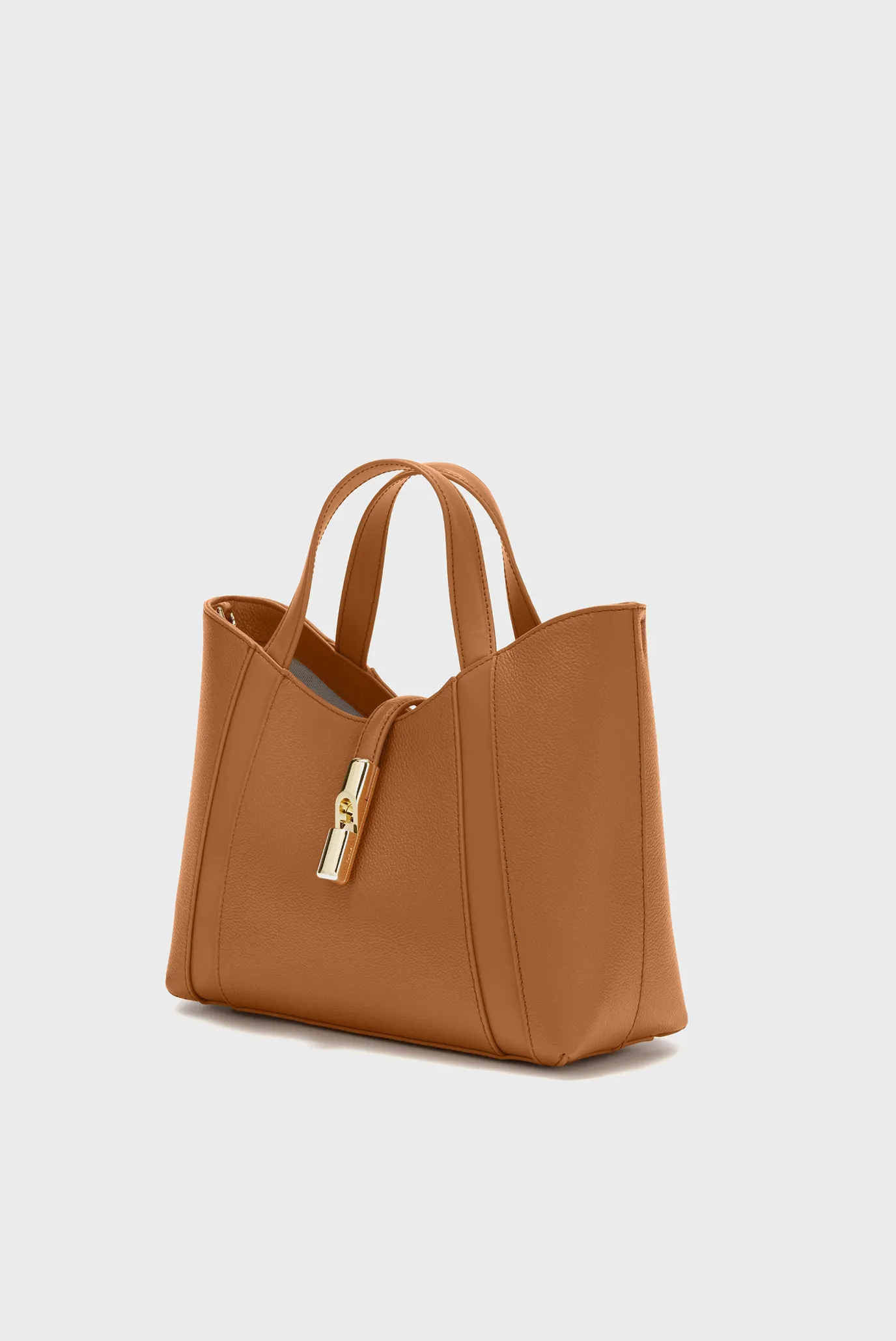 Женская рыжая кожаная сумка 3