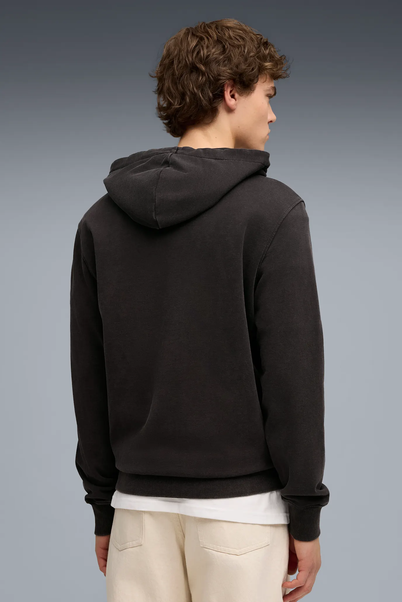 Мужское черное худи Scuderia Ferrari Sportswear Hooded Sweat Jacket Men 3