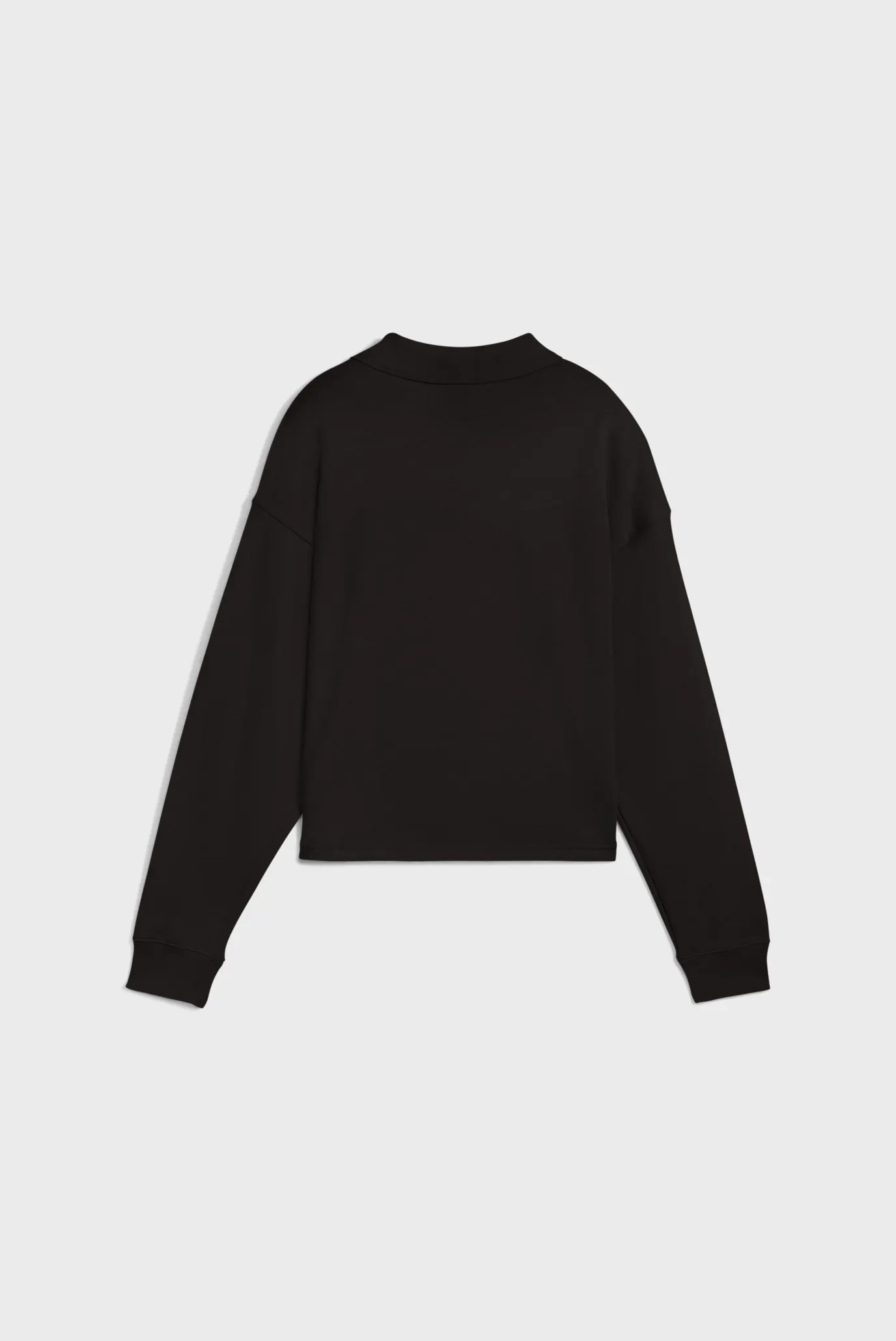 Женский черный свитшот PUMA Class Short Polo Crew Women 5