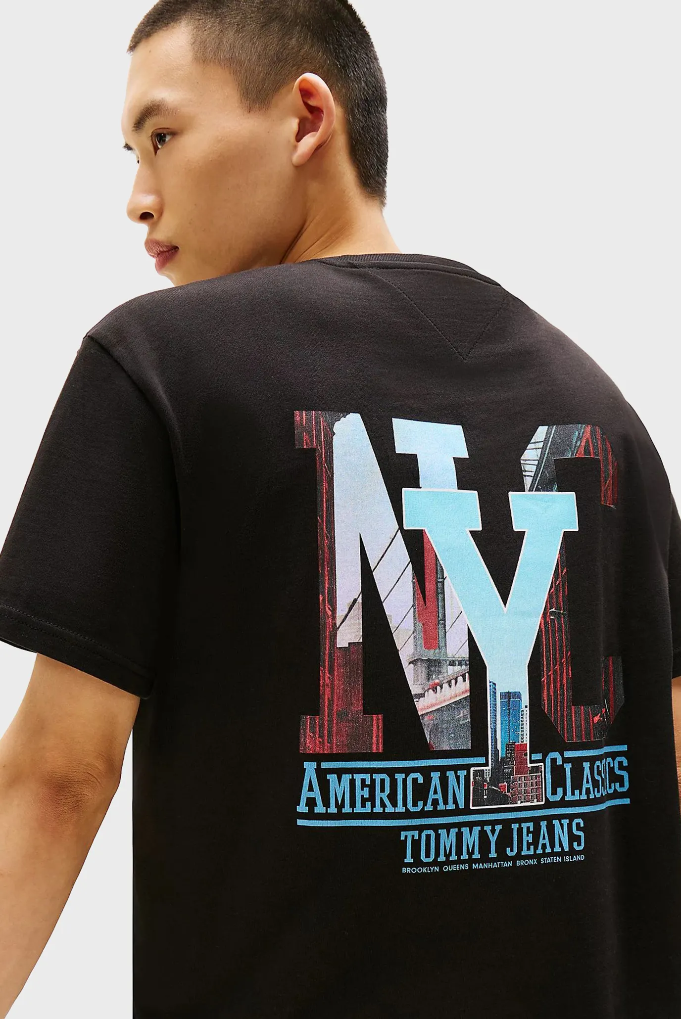 Мужская черная футболка RLX NOVELTY GRAPHIC 2