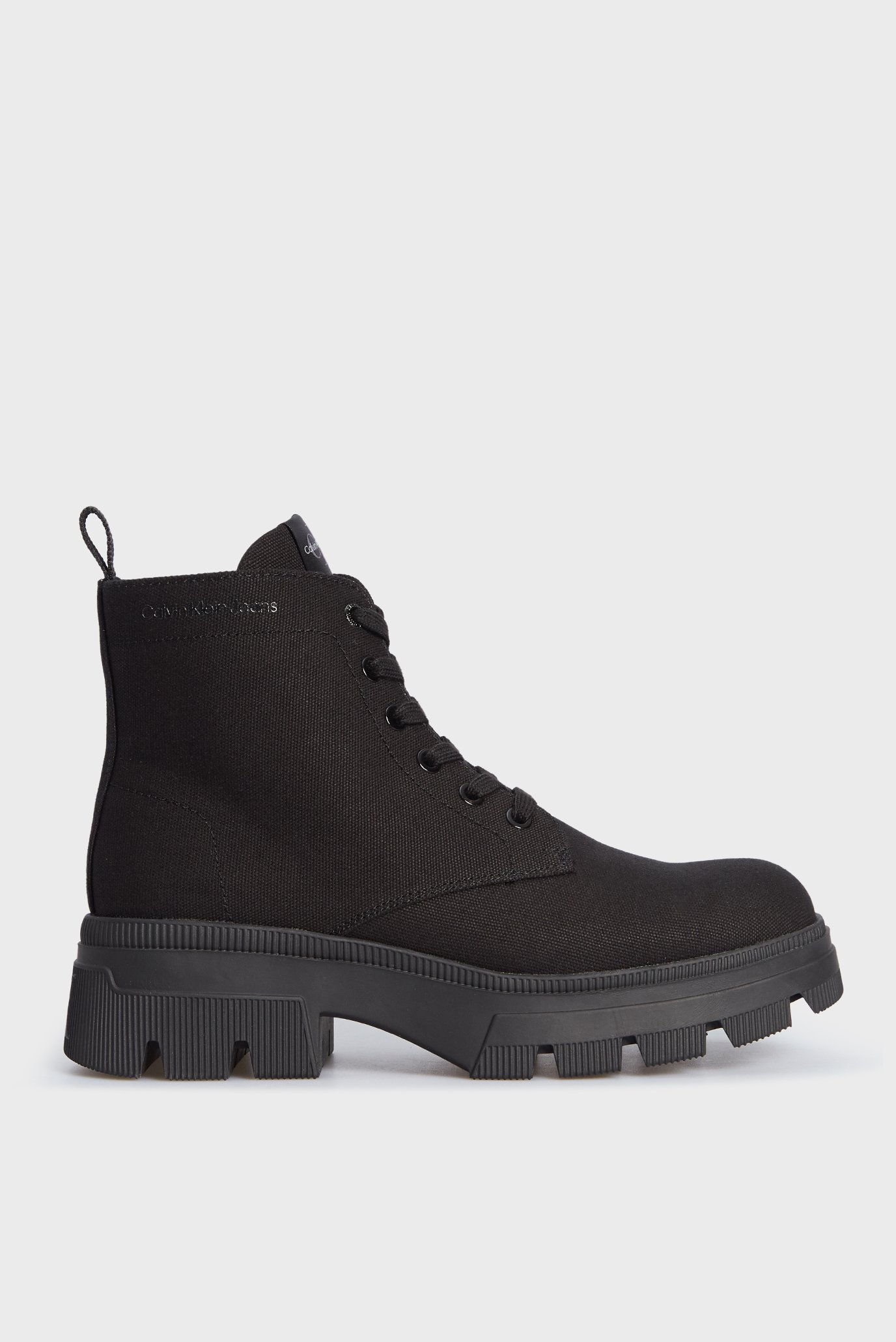 Женские черные ботинки CHUNKY COMBAT LACEUP BOOT CO 1