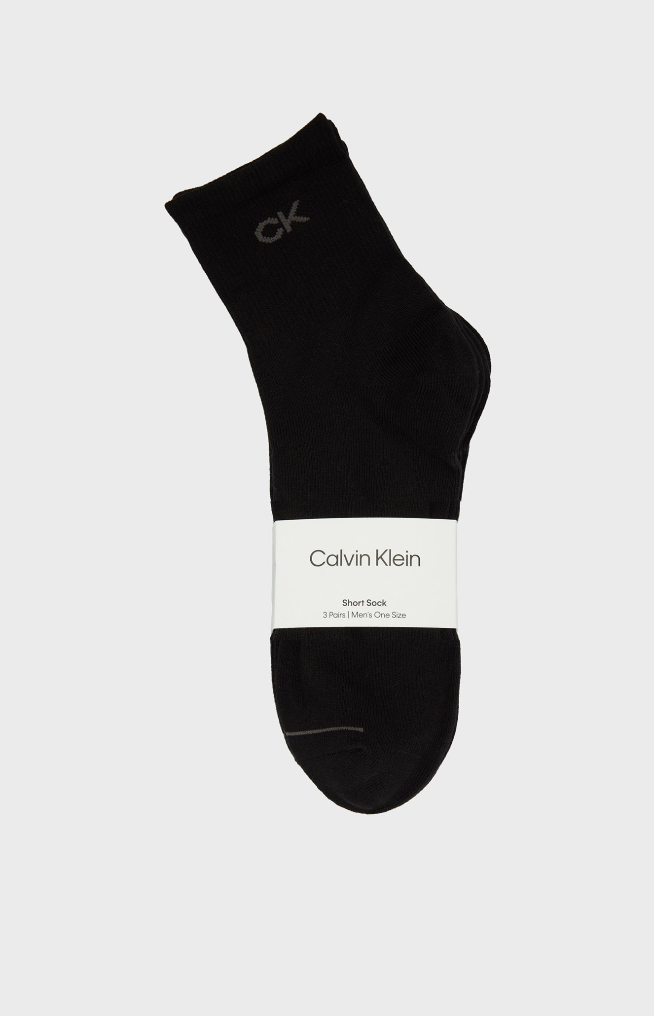 Чоловічі чорні шкарпетки (3 пари) CK 1