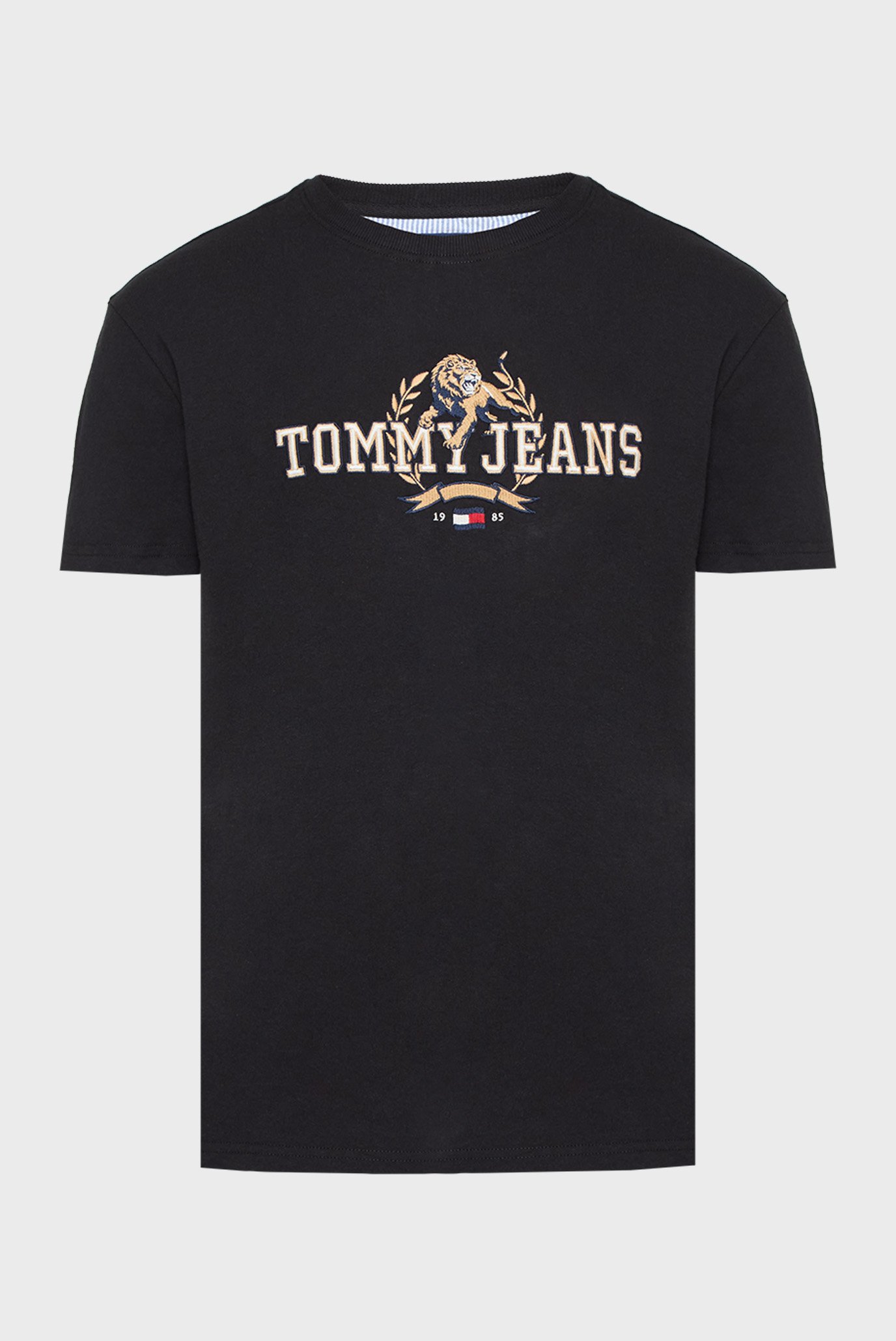 Мужская черная футболка VARSITY NOVELTY Черный S Tommy Jeans DM0DM20818 Мужская черная футболка VARSITY NOVELTY Черный S Tommy Jeans DM0DM20818