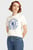 Женская бежевая футболка REG CREST C-NK TEE SS