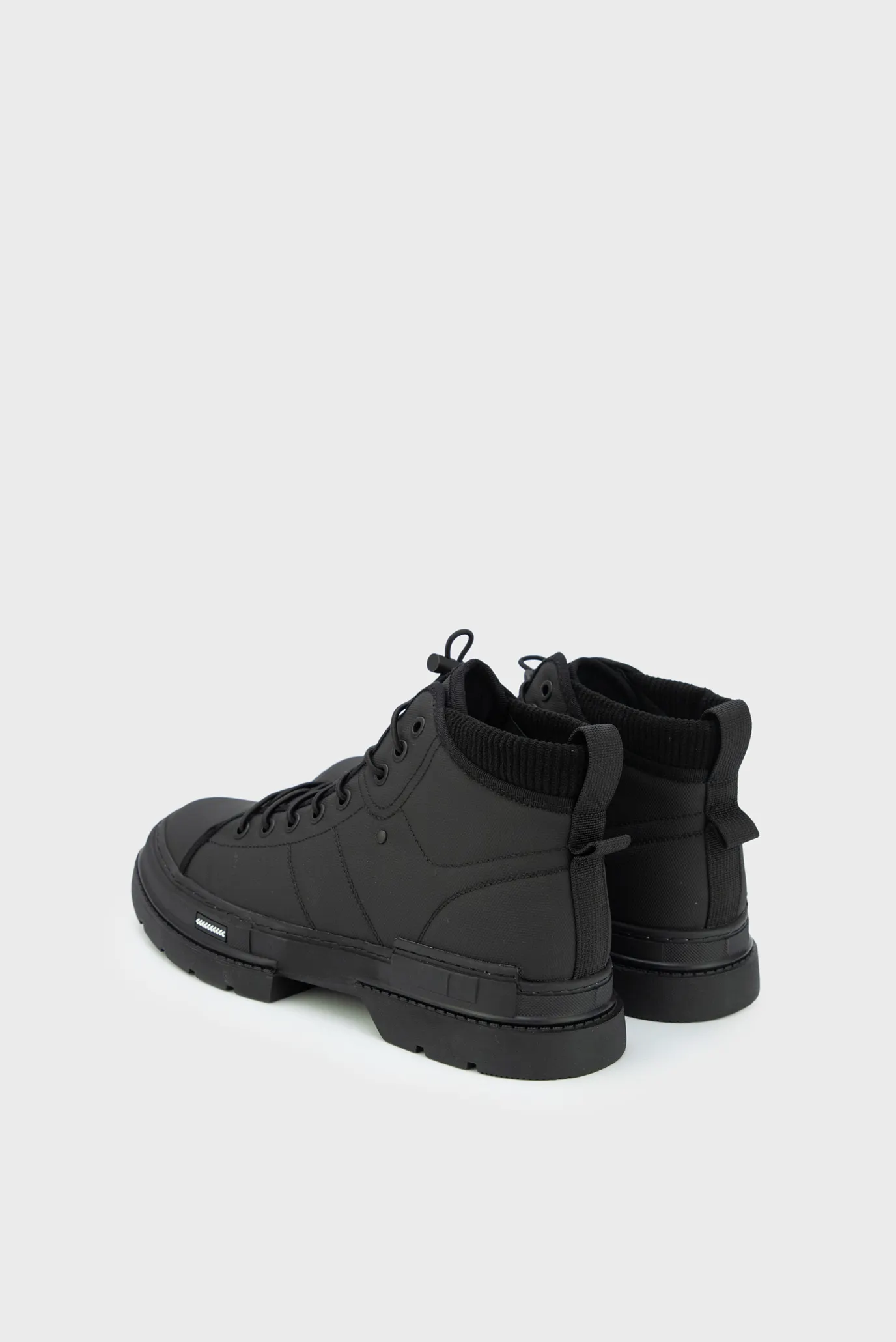 Мужские черные хайтопы 5