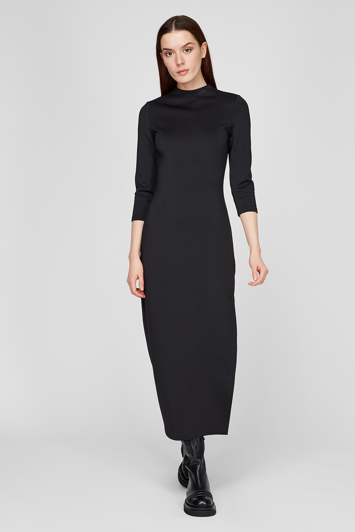 Женское черное платье MAXI 1