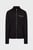 Мужская черная спортивная кофта TOMMY LOGO ZIP THRU STAND COLLAR