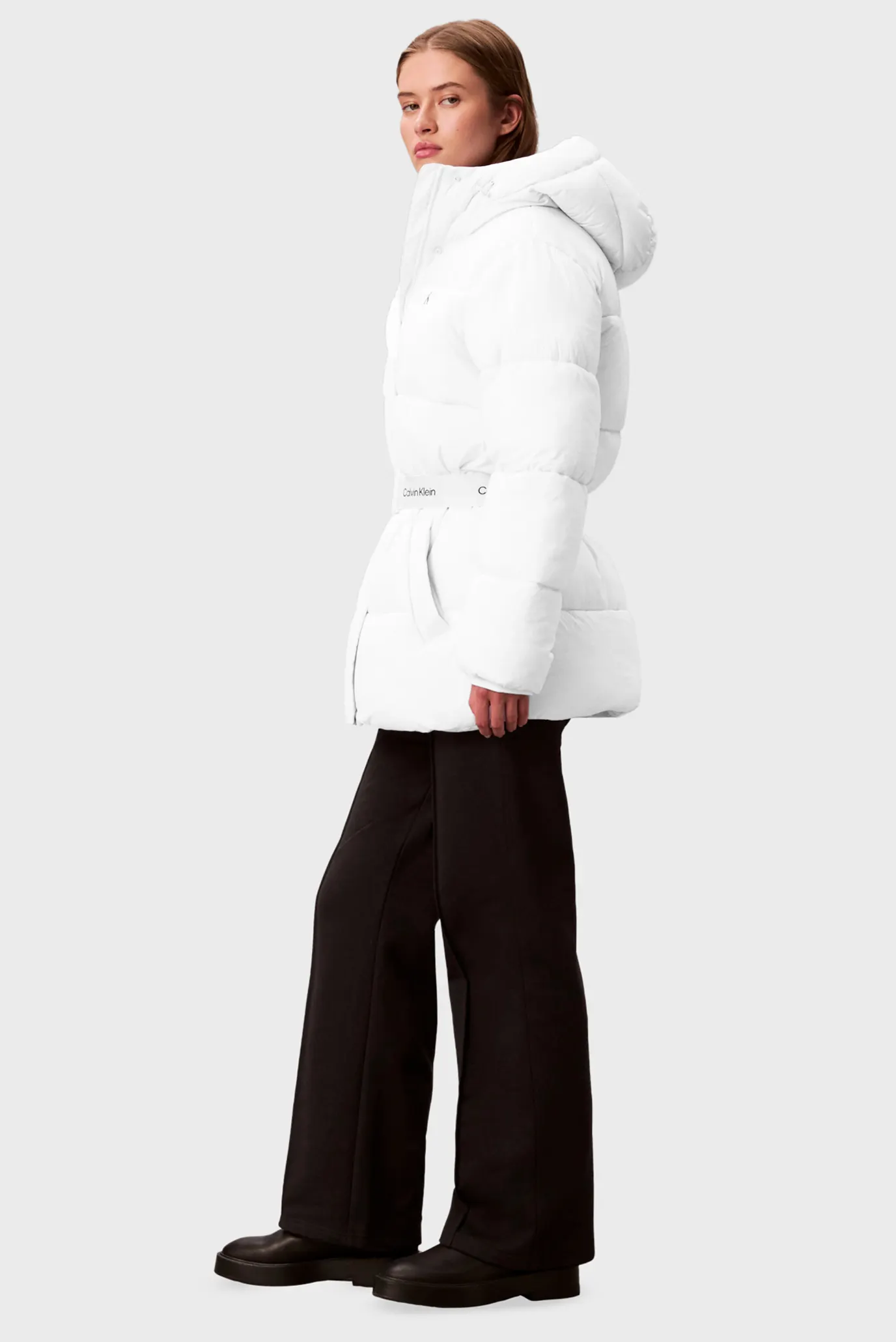 Женский белый пуховик MIDWEIGHT 3