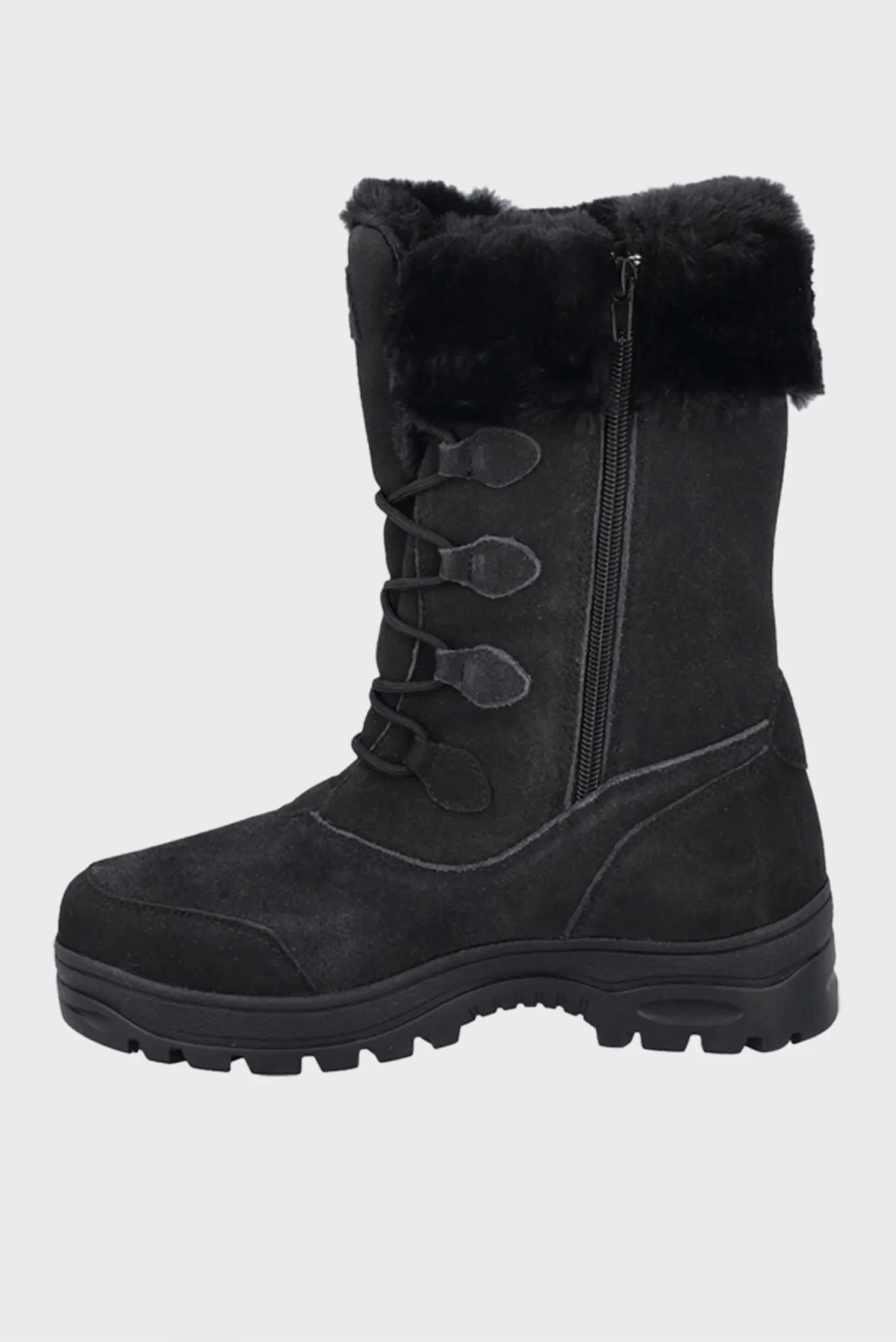 Жіночі чорні замшеві черевики AYALIK 4