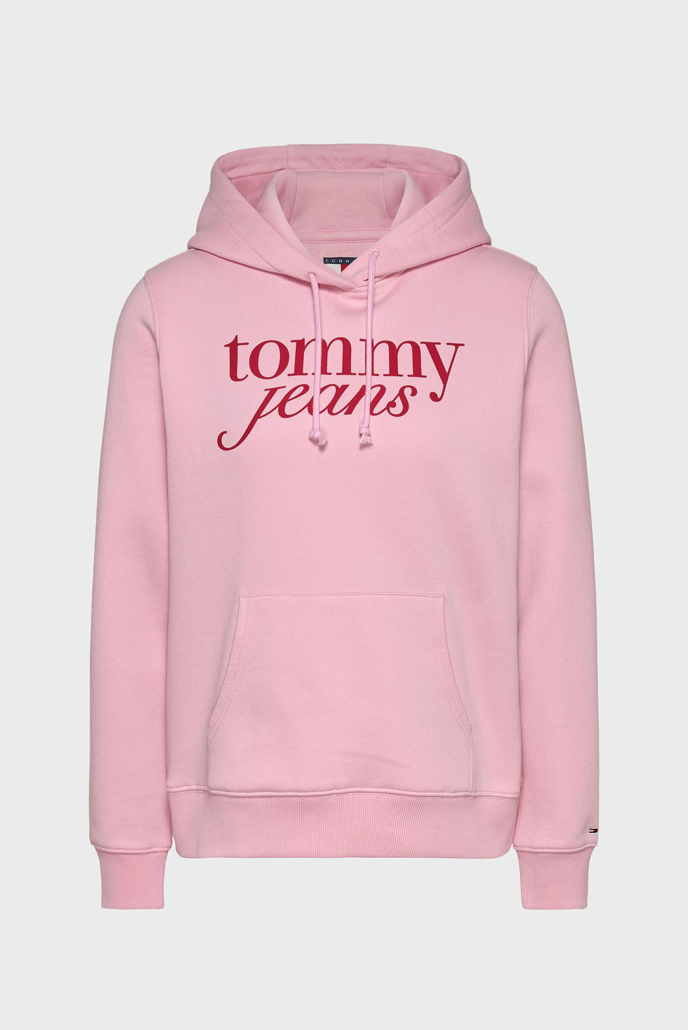 Женское розовое худи TJW REG ESS LOGO HOODIE EXT 1