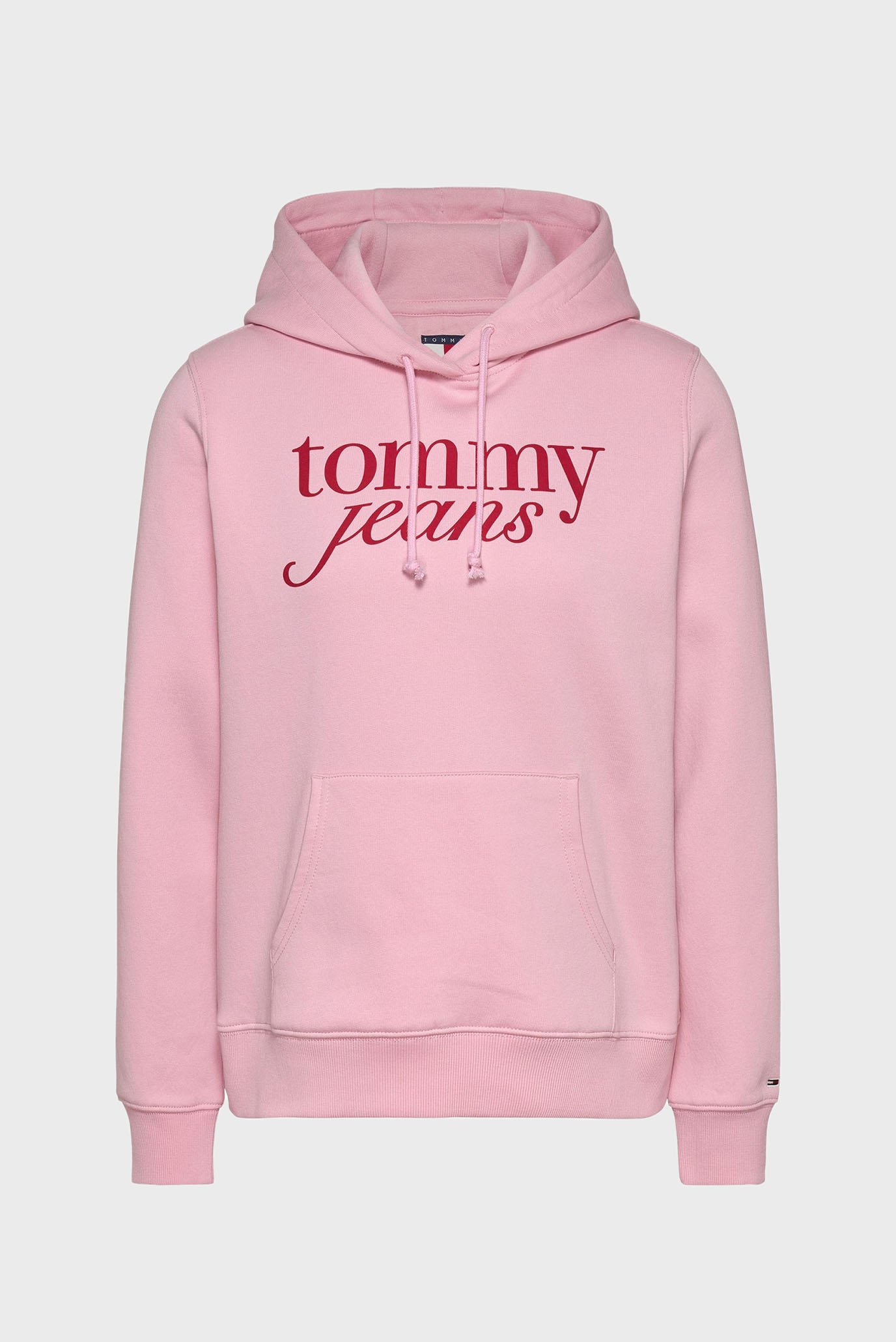 Жіноче рожеве худі TJW REG ESS LOGO HOODIE EXT 1