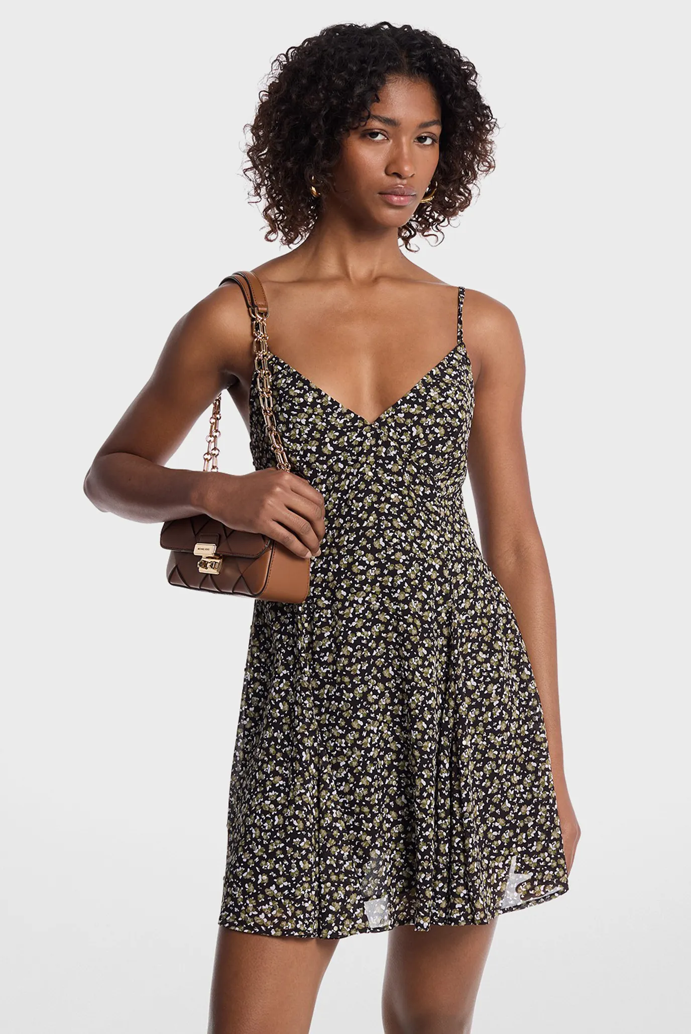 Женский сарафан с узором STUDDED FLORAL Разноцветный 6 Michael Kors MS5830NH81