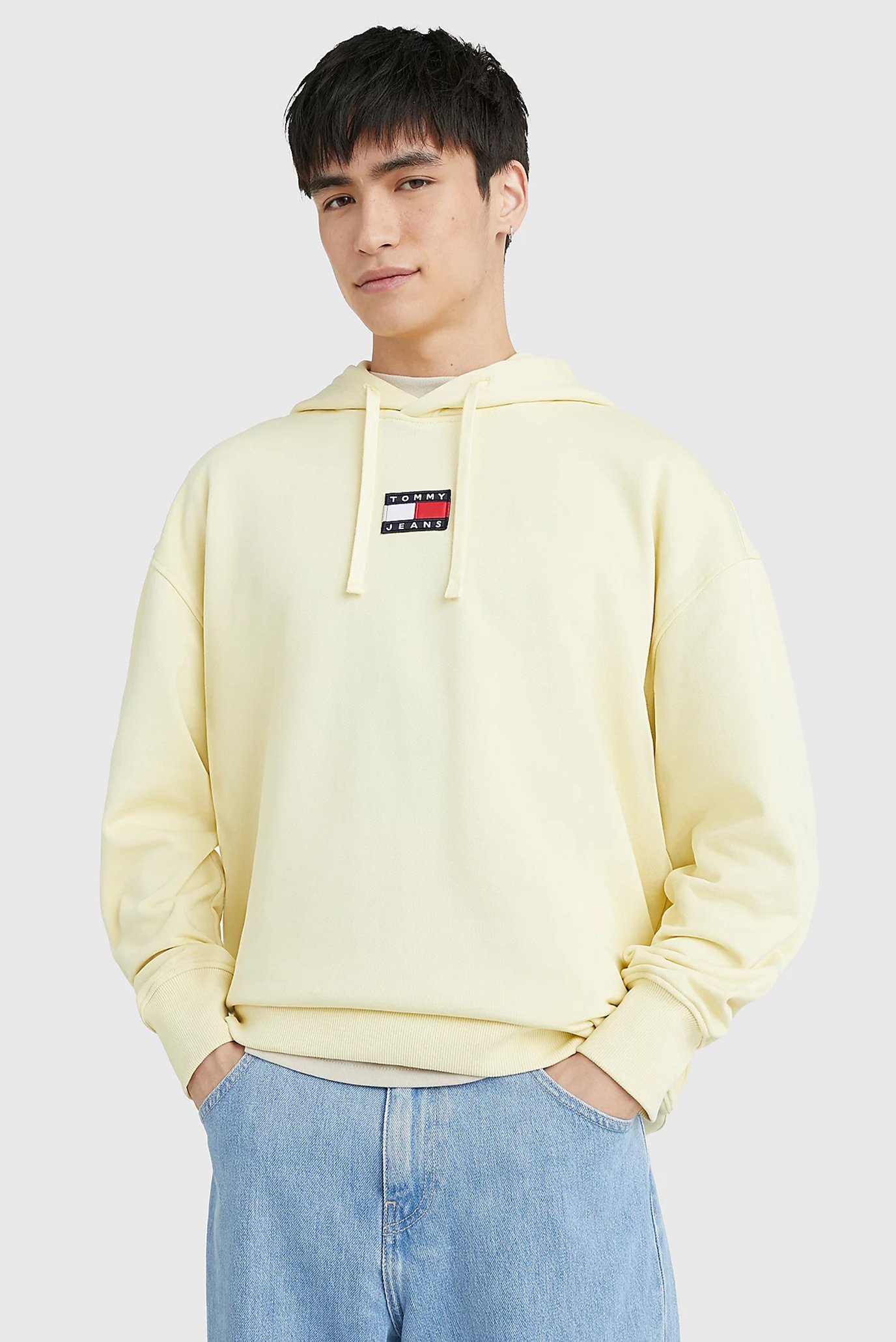 Мужское желтое худи TJM RLX COLLEGE POP TEXT HOODIE 1