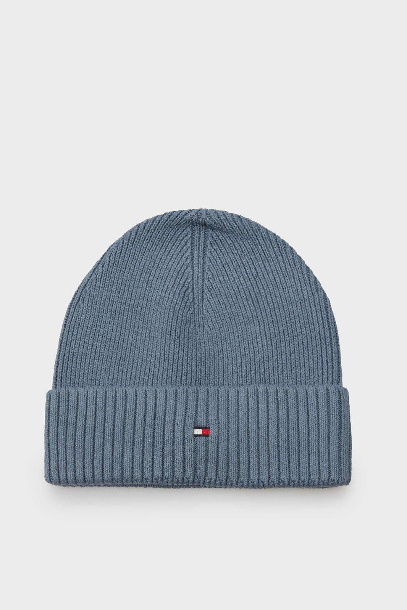 Чоловіча синя шапка TH FLAG PIMA COTTON BEANIE 1