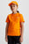 Дитяча помаранчева футболка CKJ STACK LOGO