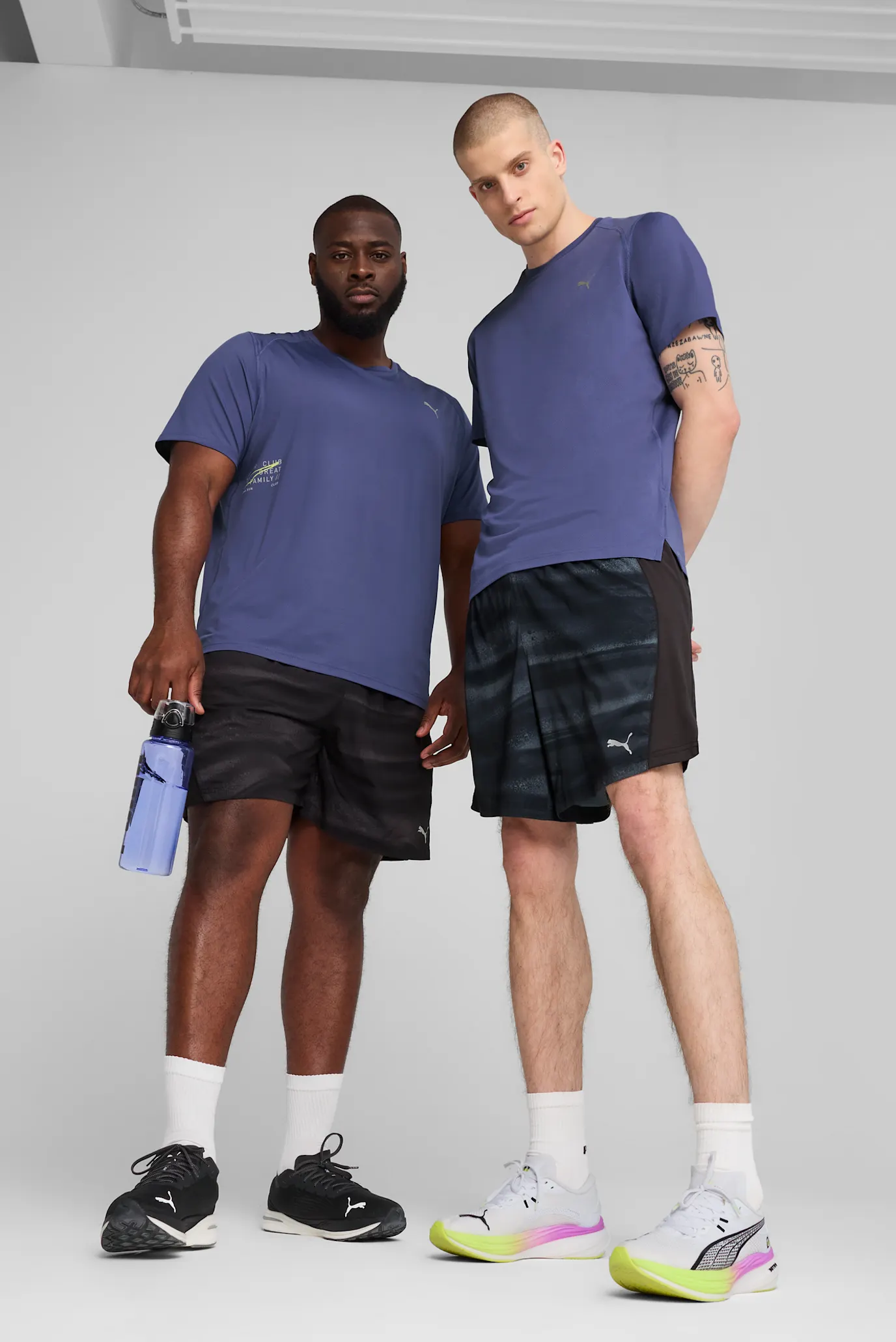 Мужские черные шорты VELOCITY All-Over Print 7