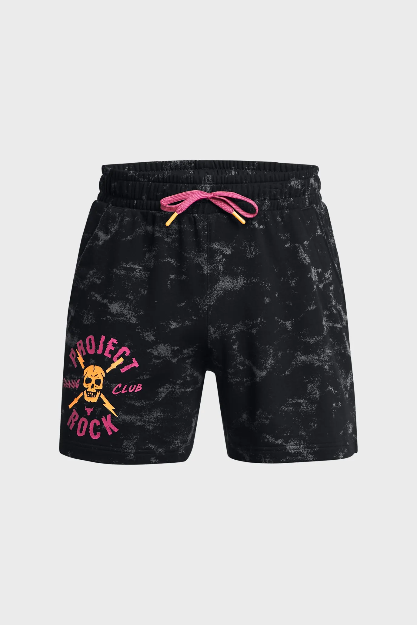 Чоловічі чорні шорти Pjt Rck AOP Rvl Terry Sts 5