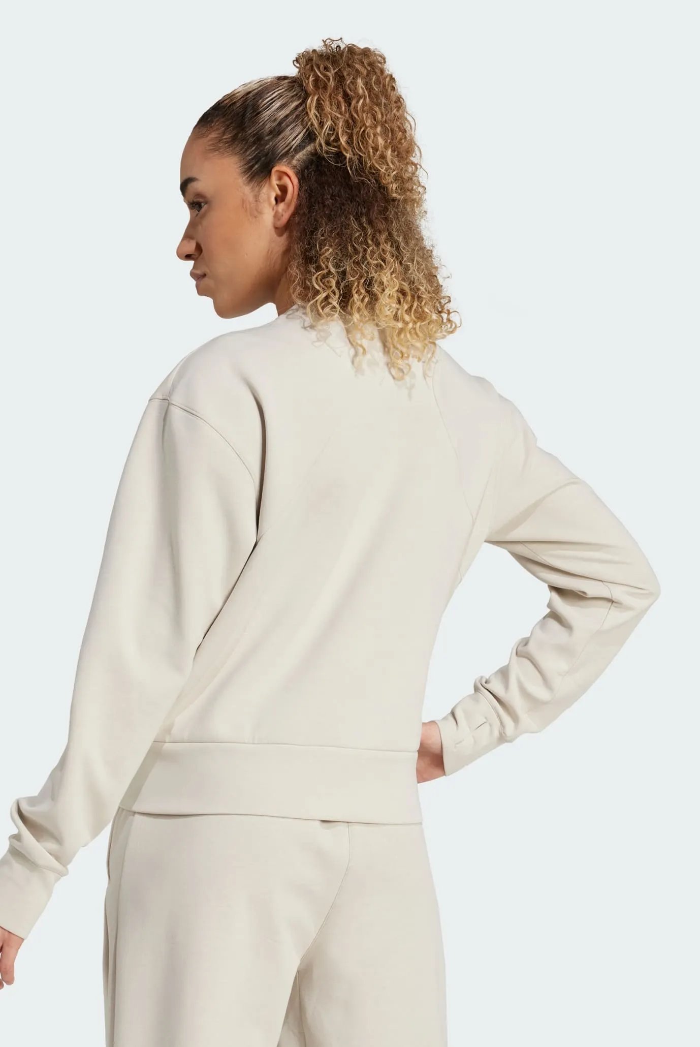 Жіночий бежевий світшот Designed-for-Training Warm-Up Crewneck 3