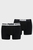 Мужские черные боксеры (2 шт) Placed Logo Boxer Shorts 2 Pack