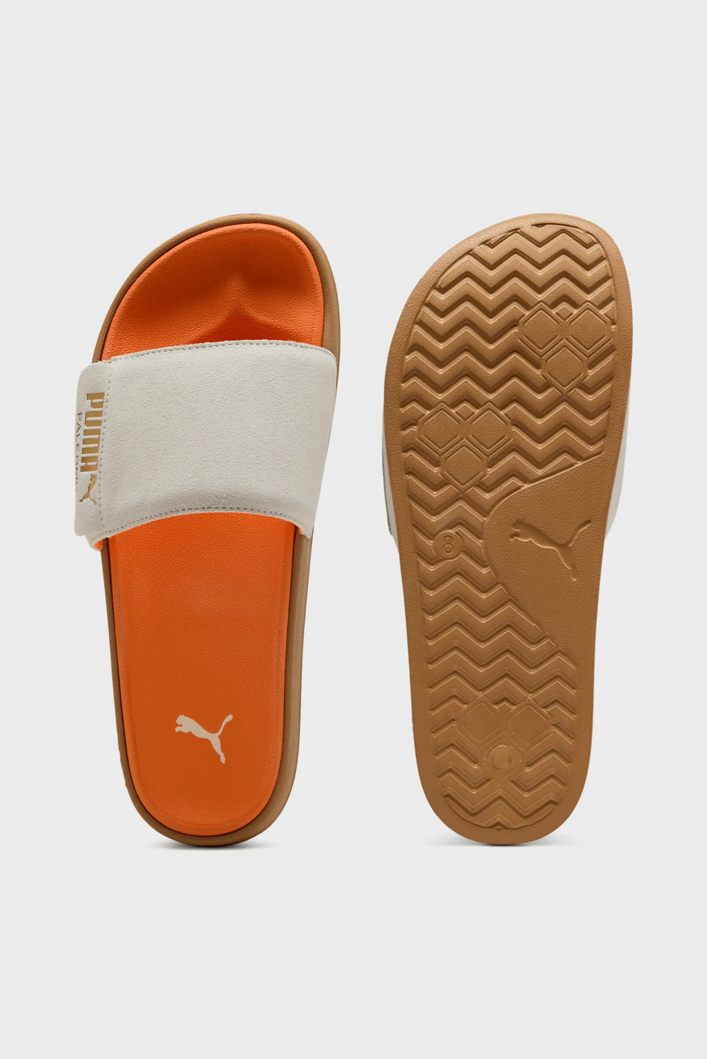 Білі замшеві слайдери Leadcat 2.0 Palermo Foil Slides Unisex 3