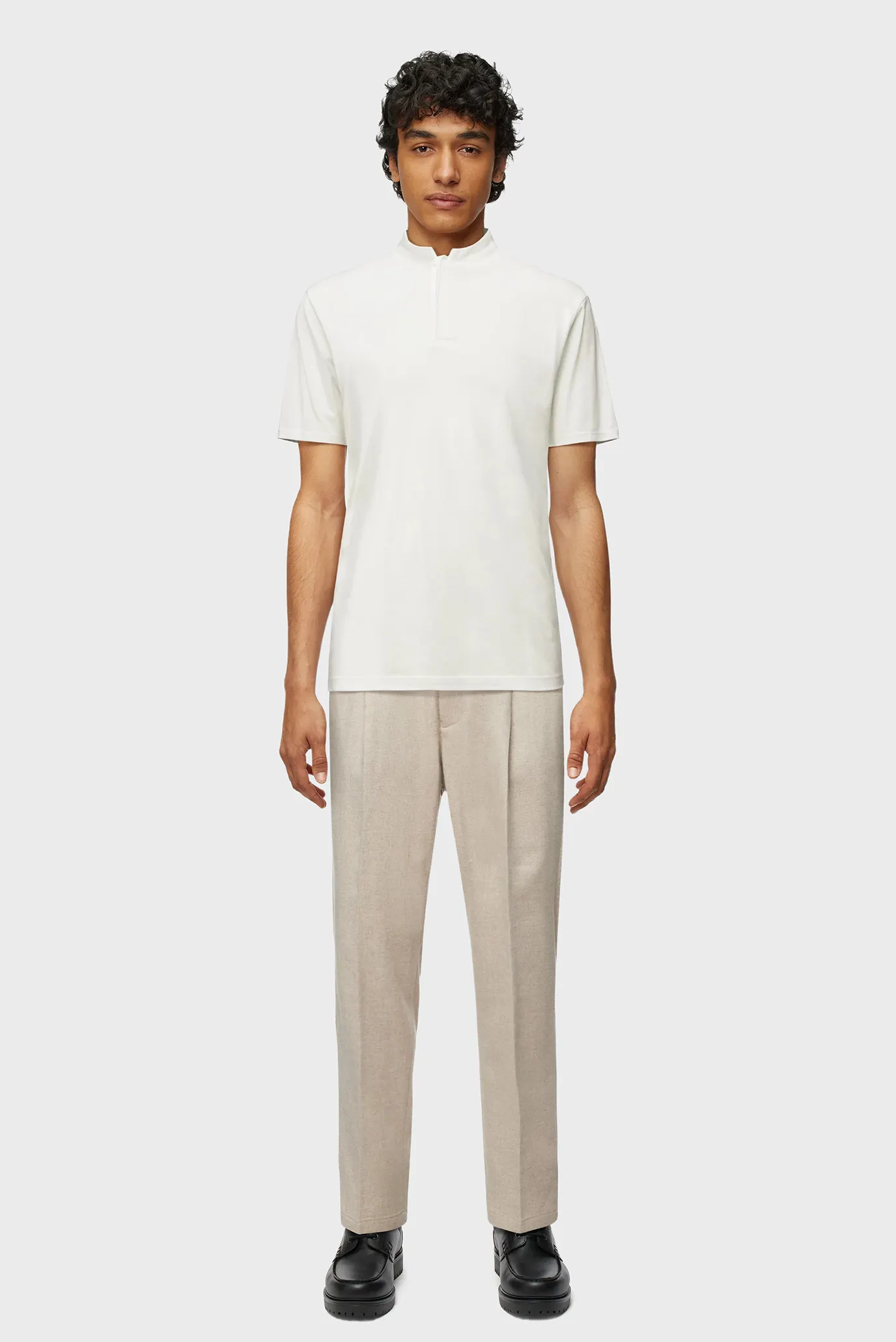 Чоловіче біле поло LOUIS 2