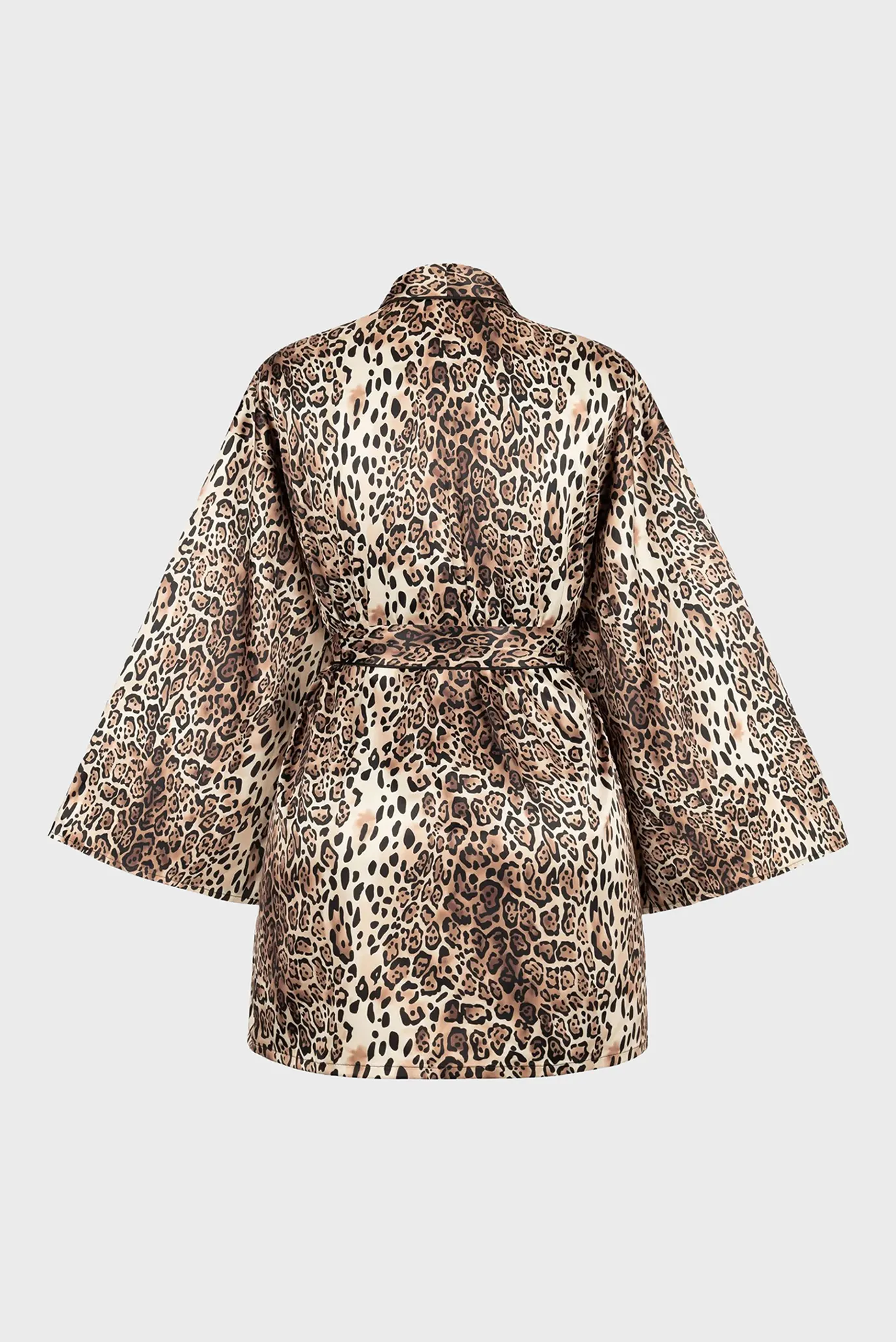 Женский бежевый пеньюар с узором 2