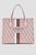 Жіноча рожева сумка з візерунком