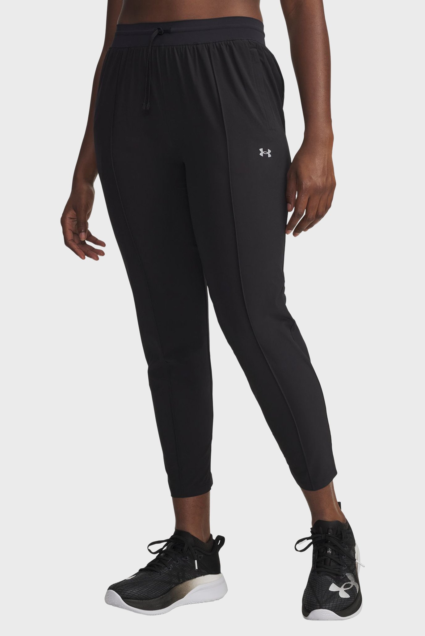 Женские черные спортивные брюки UA Velociti Pro Pants Черный L Under Armour 6004020-001 Женские черные спортивные брюки UA Velociti Pro Pants Черный L Under Armour 6004020-001