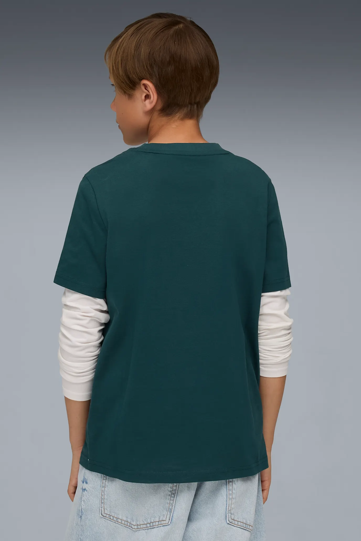 Дитяча темно-зелена футболка ESS No. 1 Logo Tee Youth 2