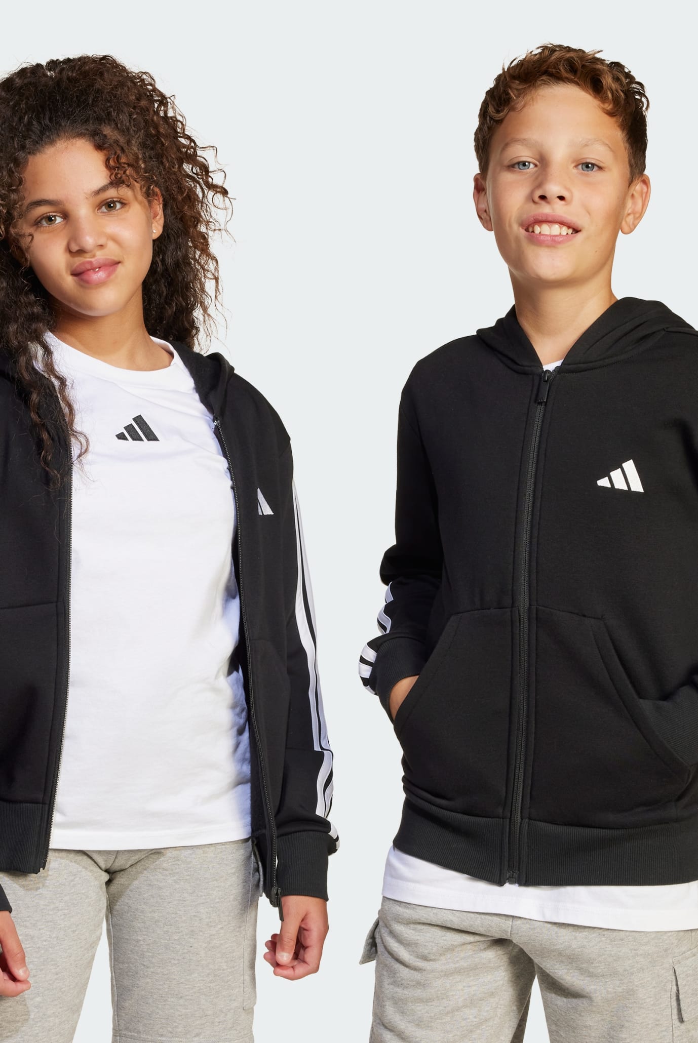 Детское черное худи Essentials Full-Zip Kids 1