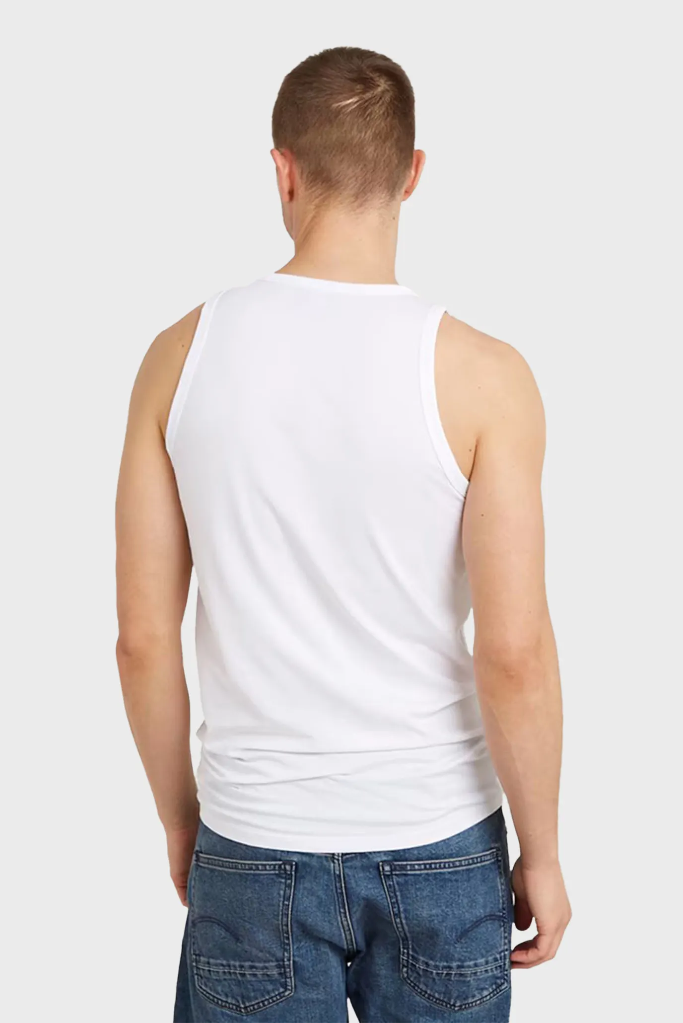 Чоловіча біла майка (2 шт) Base 3