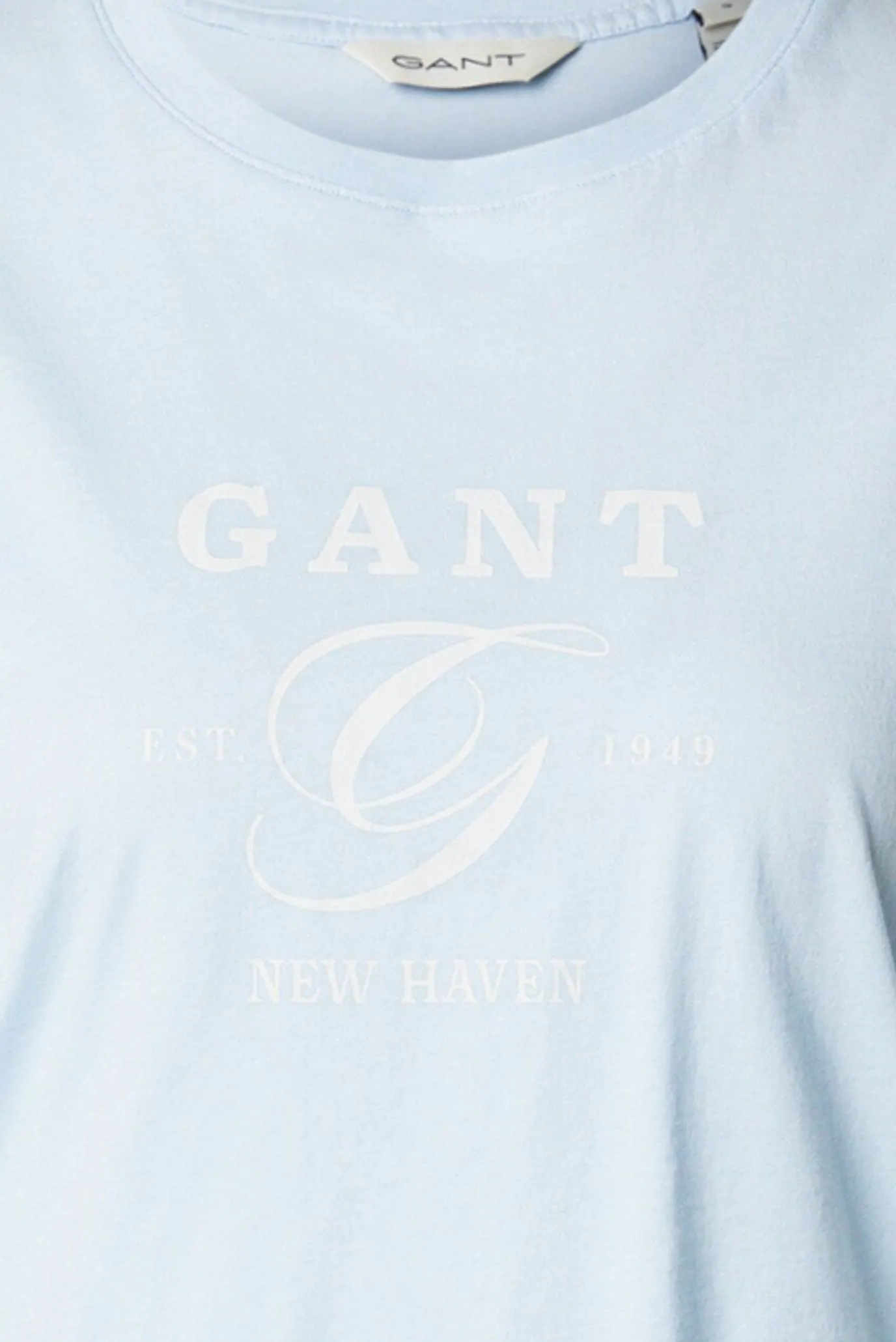 Женская голубая футболка REG GRAPHIC 5