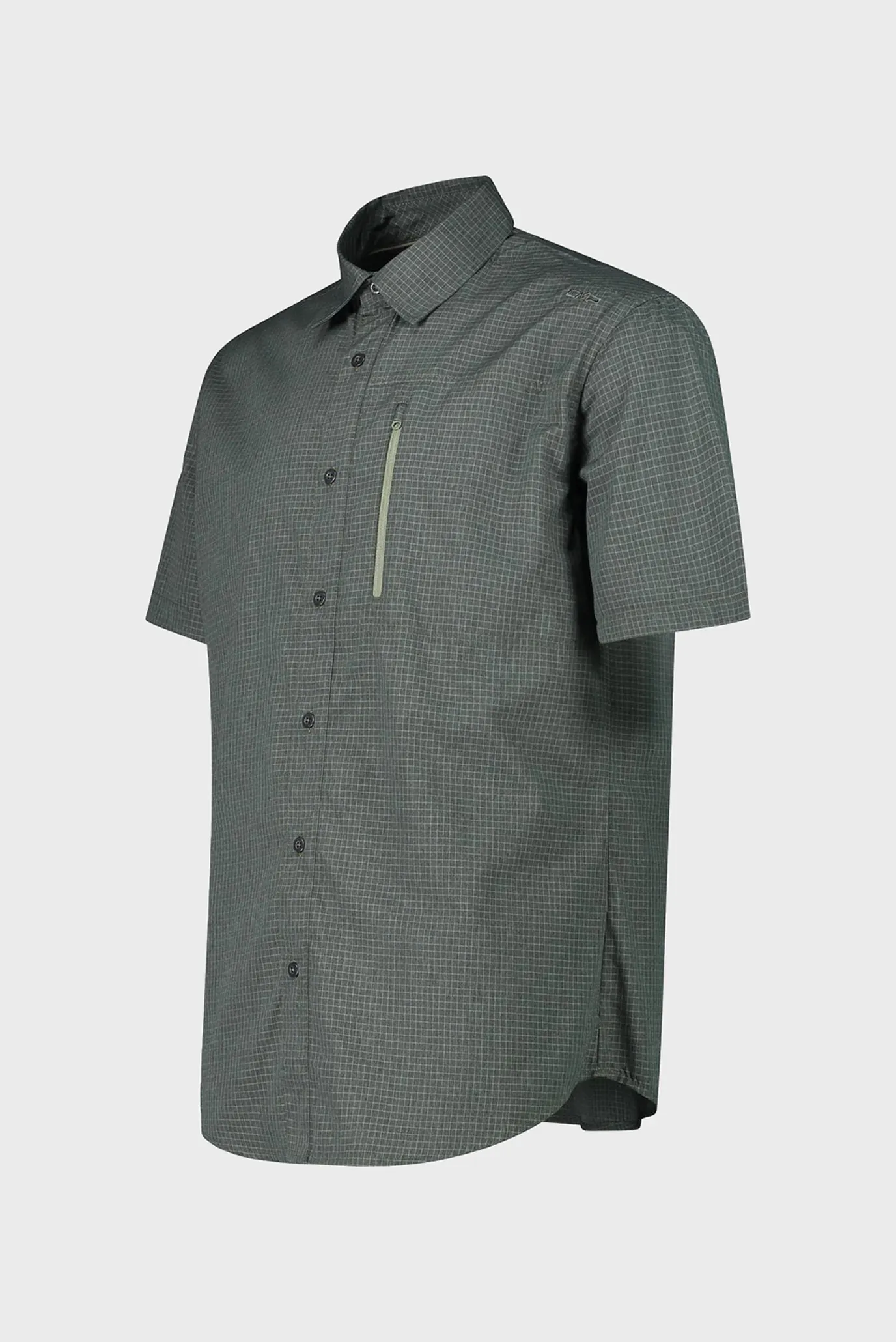 Чоловіча зелена сорочка з візерунком 3