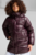 Женский бордовый пуховик Down Jacket Women