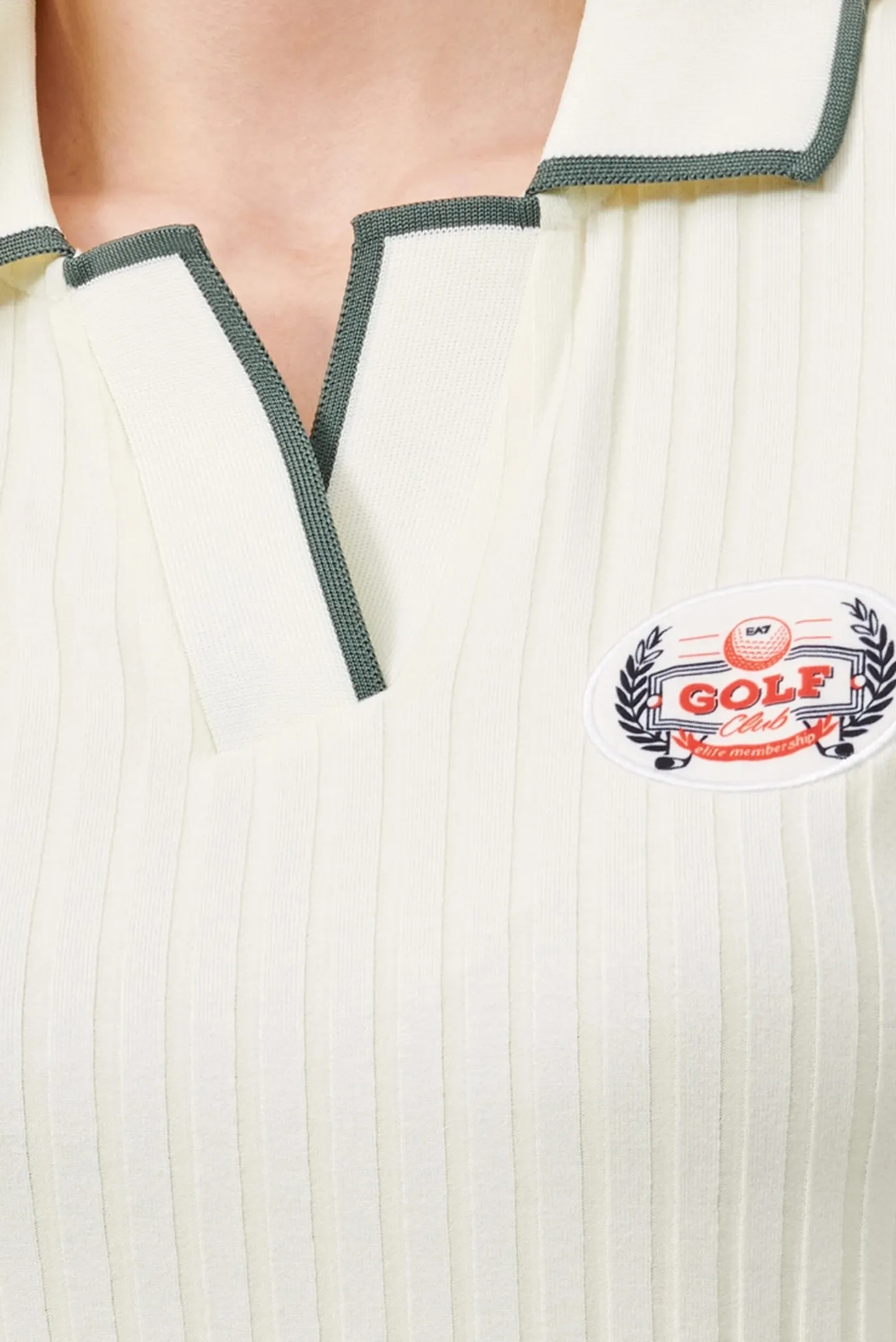 Женское белое поло 4