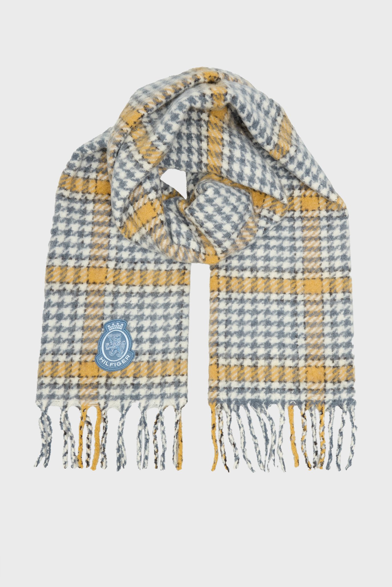 Женский шарф с узором CREST FLUFFY Разноцветный ONESIZE Tommy Hilfiger AW0AW17969 Женский шарф с узором CREST FLUFFY Разноцветный ONESIZE Tommy Hilfiger AW0AW17969