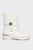 Жіночі білі шкіряні чоботи TAETA