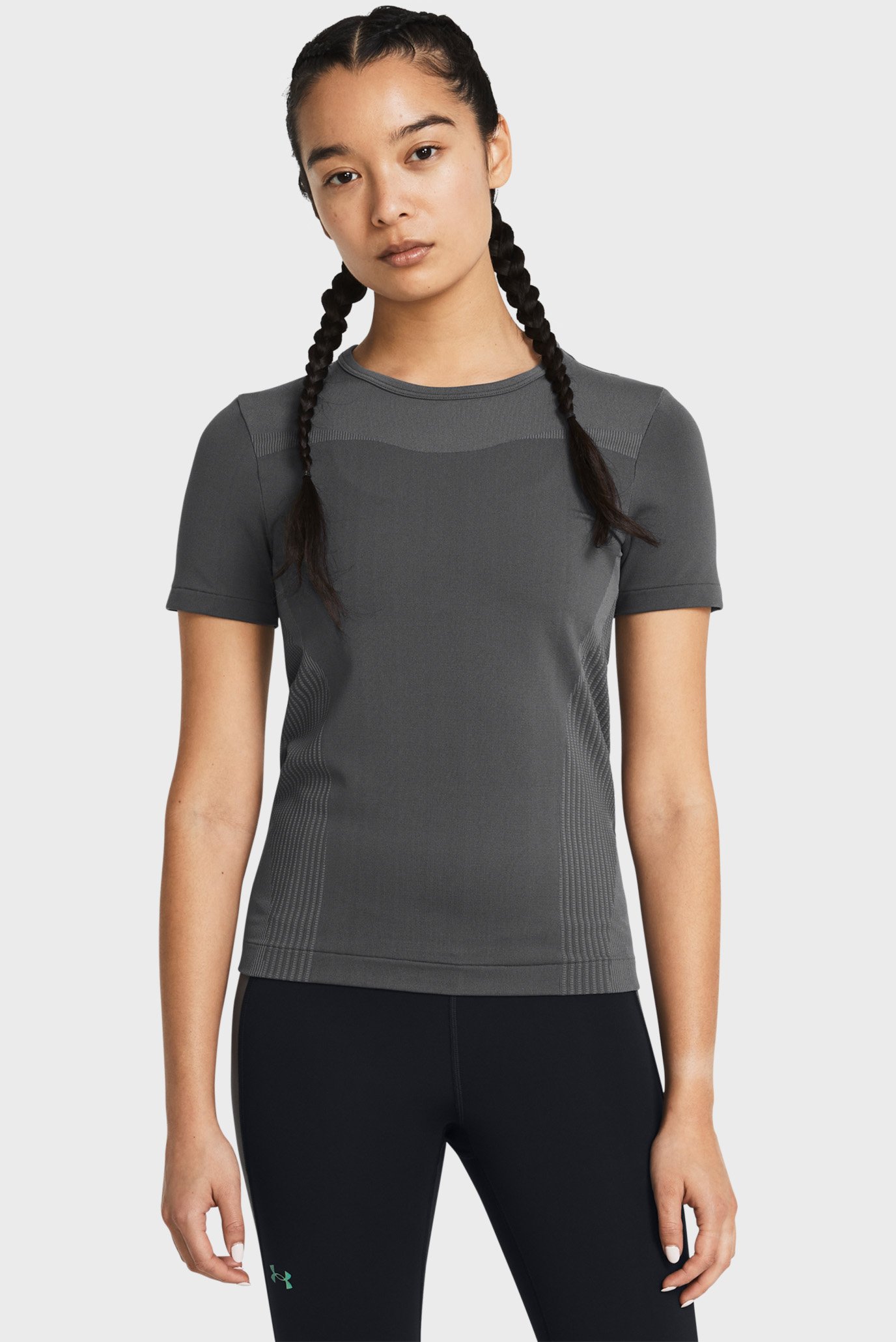 Жіноча сіра футболка Rush Seamless SS-GRY 1